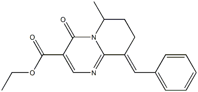6,7,8,9-Tetrahydro-6-methyl-9-(phenylmethylene)-4-oxo-4H-pyrido[1,2-a]pyrimidine-3-carboxylic acid ethyl ester