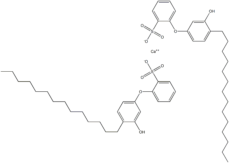 Bis(3'-hydroxy-4'-tetradecyl[oxybisbenzene]-2-sulfonic acid)calcium salt