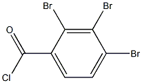 2,3,4-Tribromobenzoic acid chloride Structure