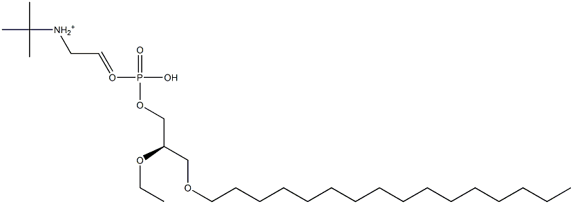 2-[[(R)-2-Ethoxy-3-hexadecyloxypropoxy]phosphonyloxy]-N-tert-butylethanaminium|