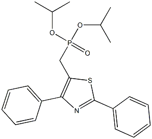 (2,4-Diphenylthiazol-5-yl)methylphosphonic acid diisopropyl ester