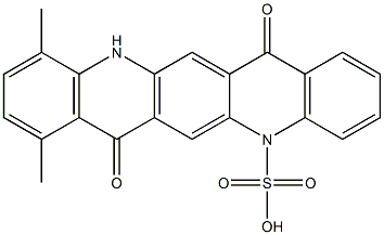 5,7,12,14-Tetrahydro-8,11-dimethyl-7,14-dioxoquino[2,3-b]acridine-5-sulfonic acid