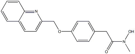 [4-(2-Quinolinylmethoxy)phenyl]acetohydroxamic acid methyl ester