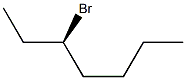 [R,(-)]-3-ブロモヘプタン 化学構造式