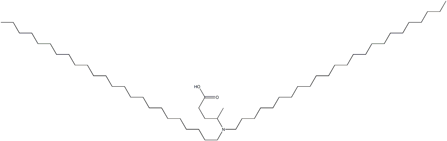 4-(Ditetracosylamino)valeric acid