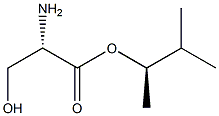 (R)-2-アミノ-3-ヒドロキシプロパン酸(S)-1,2-ジメチルプロピル 化学構造式