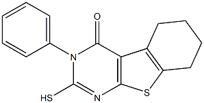 2-Mercapto-3-phenyl-5,6,7,8-tetrahydro[1]benzothieno[2,3-d]pyrimidine-4(3H)-one