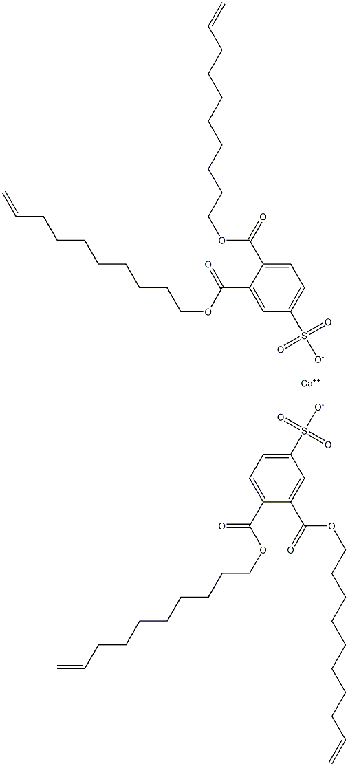 Bis[3,4-di(9-decenyloxycarbonyl)benzenesulfonic acid]calcium salt