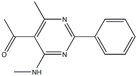 5-Acetyl-6-methyl-2-phenyl-N-methylpyrimidin-4-amine