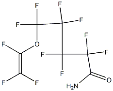 2,2,3,3,4,4,5,5-Octafluoro-5-(1,2,2-trifluorovinyloxy)valeramide 结构式