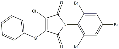 1-(2,4,6-Tribromophenyl)-3-phenylthio-4-chloro-1H-pyrrole-2,5-dione