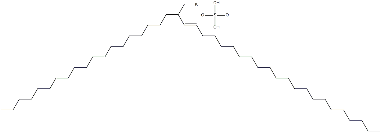 Sulfuric acid 2-nonadecyl-3-tetracosenyl=potassium ester salt