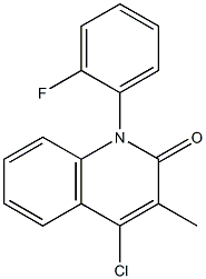 1-(2-Fluorophenyl)-3-methyl-4-chloro-2(1H)-quinolone