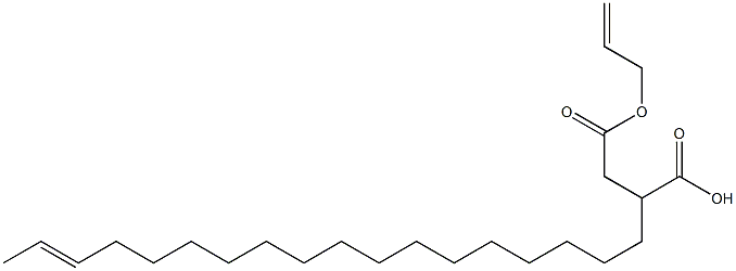 2-(16-Octadecenyl)succinic acid 1-hydrogen 4-allyl ester Structure