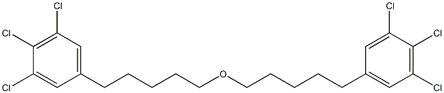 3,4,5-Trichlorophenylpentyl ether Structure