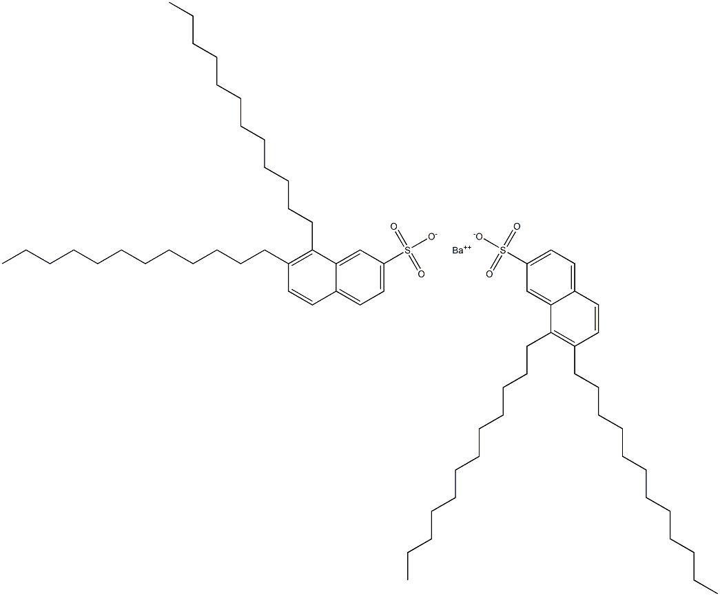 Bis(7,8-didodecyl-2-naphthalenesulfonic acid)barium salt