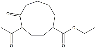 4-Acetyl-5-oxocyclononanecarboxylic acid ethyl ester