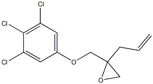3,4,5-Trichlorophenyl 2-allylglycidyl ether Structure