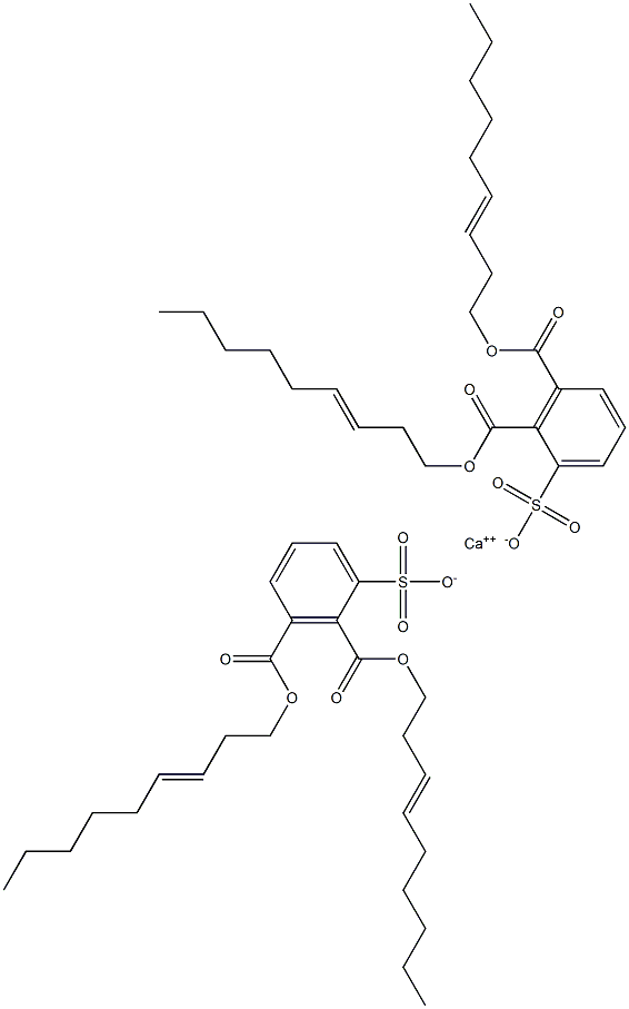 Bis[2,3-di(3-nonenyloxycarbonyl)benzenesulfonic acid]calcium salt