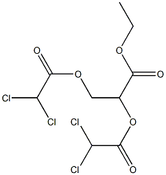 (+)-2-O,3-O-Bis(dichloroacetyl)-D-glyceric acid ethyl ester