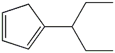 1-(ペンタン-3-イル)-1,3-シクロペンタジエン 化学構造式
