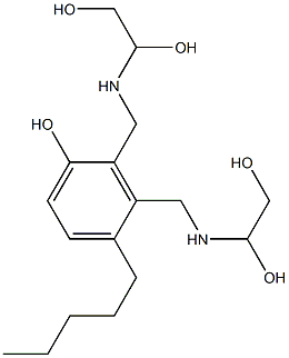 2,3-Bis[[(1,2-dihydroxyethyl)amino]methyl]-4-pentylphenol