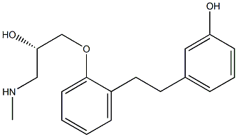 (2S)-1-[2-(3-Hydroxyphenethyl)phenoxy]-3-methylamino-2-propanol