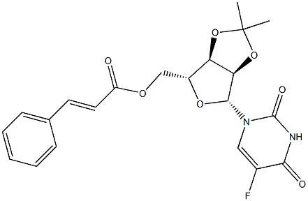 5-Fluoro-5'-O-(3-phenylacryloyl)-2'-O,3'-O-(propane-2,2-diyl)uridine