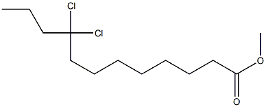 9,9-Dichlorododecanoic acid methyl ester