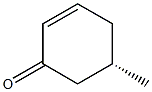 (5S)-5-Methyl-2-cyclohexene-1-one Structure