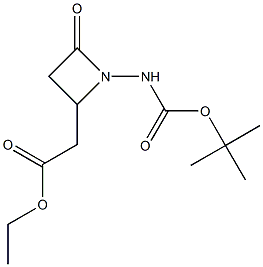 1-(tert-Butyloxycarbonylamino)-4-oxoazetidine-2-acetic acid ethyl ester