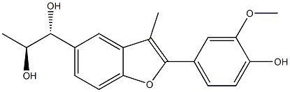 (1R,2S)-1-[2-(4-Hydroxy-3-methoxyphenyl)-3-methylbenzofuran-5-yl]-1,2-propanediol