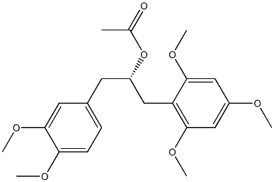 [S,(-)]-1-(3,4-Dimethoxyphenyl)-3-(2,4,6-trimethoxyphenyl)-2-propanol acetate
