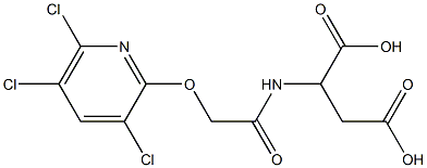 2-[[[(3,5,6-Trichloropyridin-2-yl)oxy]acetyl]amino]succinic acid