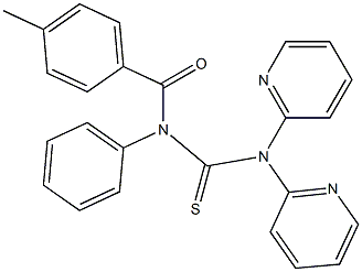 3,3-Di(2-pyridyl)-1-(4-methylbenzoyl)-1-phenylthiourea