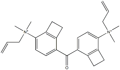 [Carbonylbis(ethylene-p-phenylene)]bis(allyldimethylaminium)
