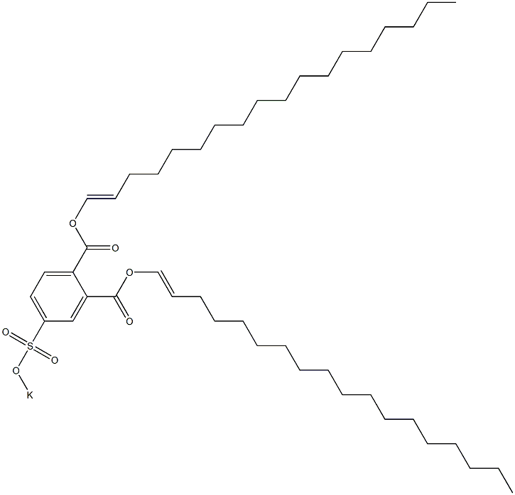 4-(Potassiosulfo)phthalic acid di(1-octadecenyl) ester