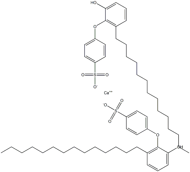 Bis(2'-hydroxy-6'-tetradecyl[oxybisbenzene]-4-sulfonic acid)calcium salt
