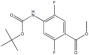 4-(tert-Butoxycarbonylamino)-2,5-difluorobenzoic acid methyl ester