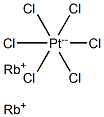 Rubidium hexachloroplatinate(IV) Structure