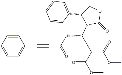 2-[(1S)-3-Oxo-1-[(4R)-2-oxo-4-phenyloxazolidin-3-yl]-5-phenyl-4-pentynyl]malonic acid dimethyl ester