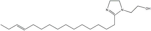 2-(12-ペンタデセニル)-2-イミダゾリン-1-エタノール 化学構造式