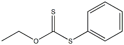 ジチオ炭酸O-エチルS-フェニル 化学構造式