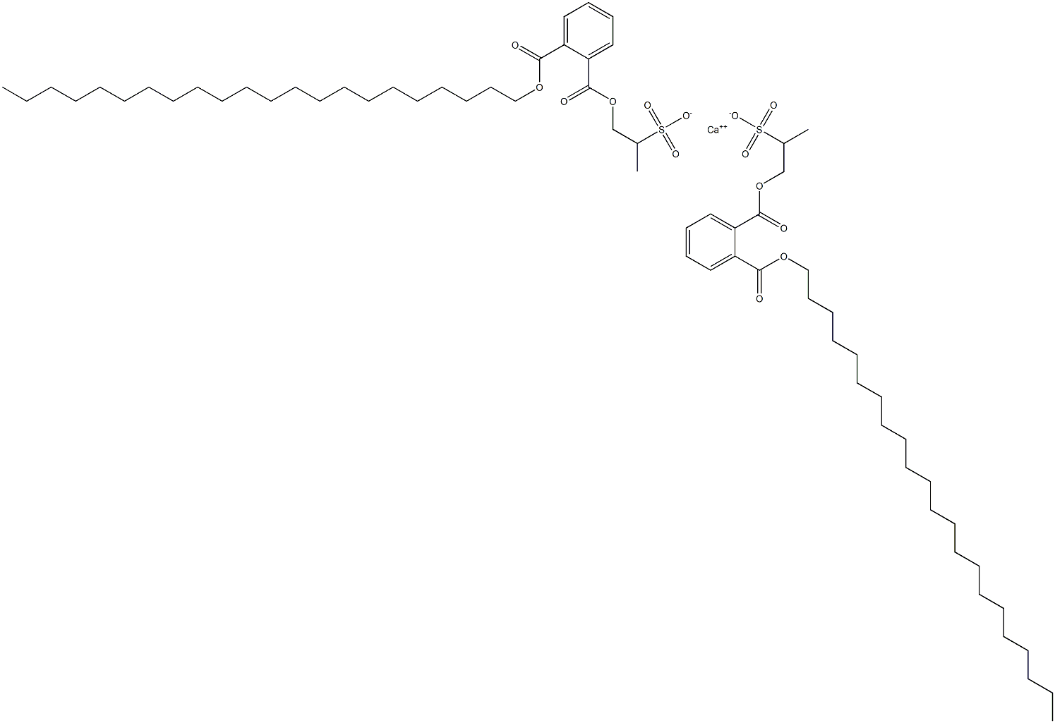 Bis[1-[(2-docosyloxycarbonylphenyl)carbonyloxy]propane-2-sulfonic acid]calcium salt