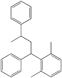 1-(2,6-キシリル)-1,3-ジフェニルブタン 化学構造式