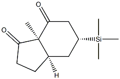 (1S,4R,6R)-1-Methyl-4-trimethylsilylbicyclo[4.3.0]nonane-2,9-dione
