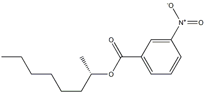 (+)-m-Nitrobenzoic acid (S)-1-methylheptyl ester
