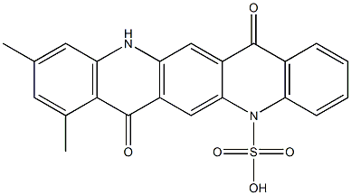 5,7,12,14-Tetrahydro-8,10-dimethyl-7,14-dioxoquino[2,3-b]acridine-5-sulfonic acid