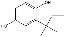2-tert-ペンチル-1,4-ベンゼンジオール 化学構造式