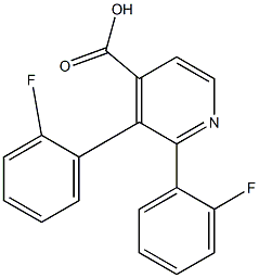 2,3-Bis(2-fluorophenyl)isonicotinic acid